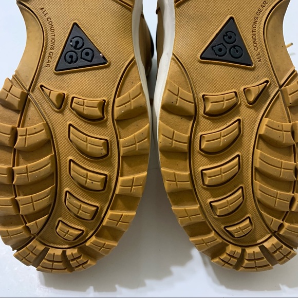 Nike Manoa ACG Leather Haystack Shoes Boots 454350-700 Men’s Size 7 Tan Leather - Picture 12 of 12